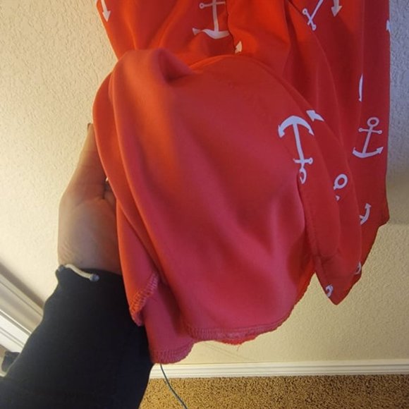 Red and White Anchor Dress - Picture 6 of 6